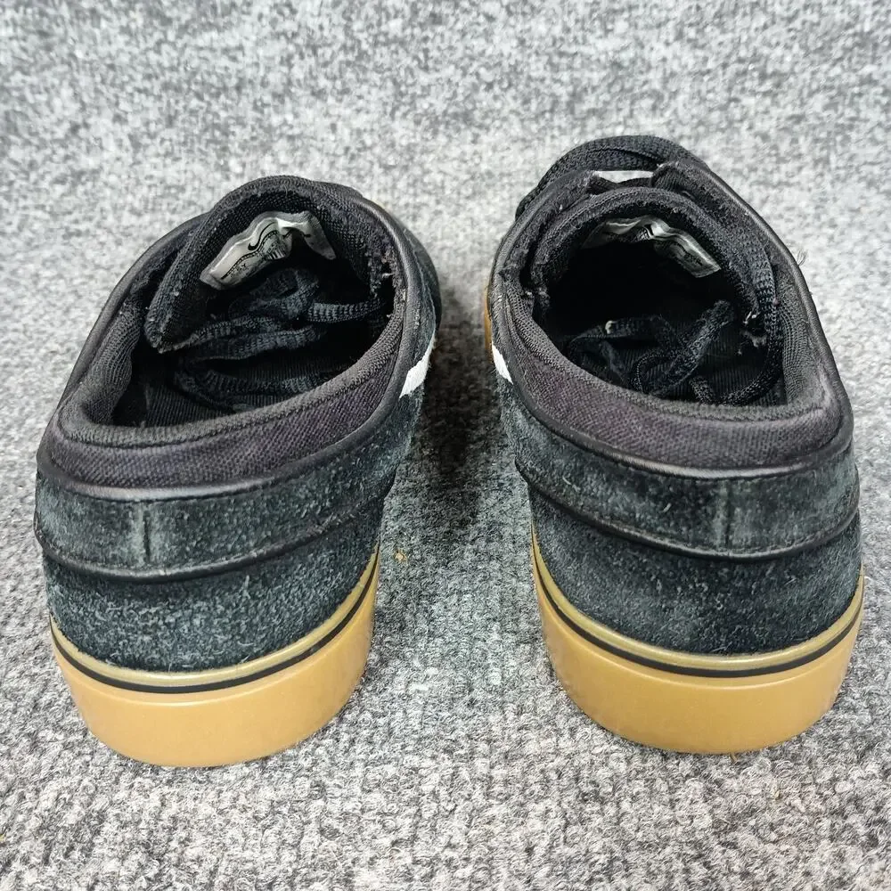 Nike SB Stefan Janoski Boys Youth 5.5Y Black Gum Suede Skate Sneakers - Picture 4 of 9